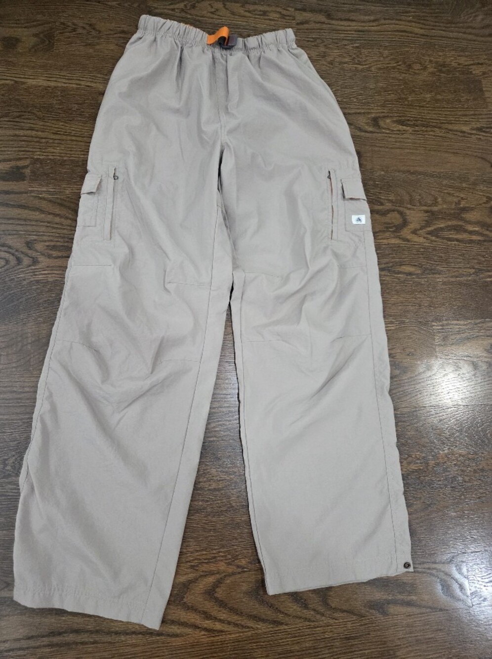 Nike ACG Men's Tan Cargo Pants Belted Hiking Breathable Outdoor Sz.L